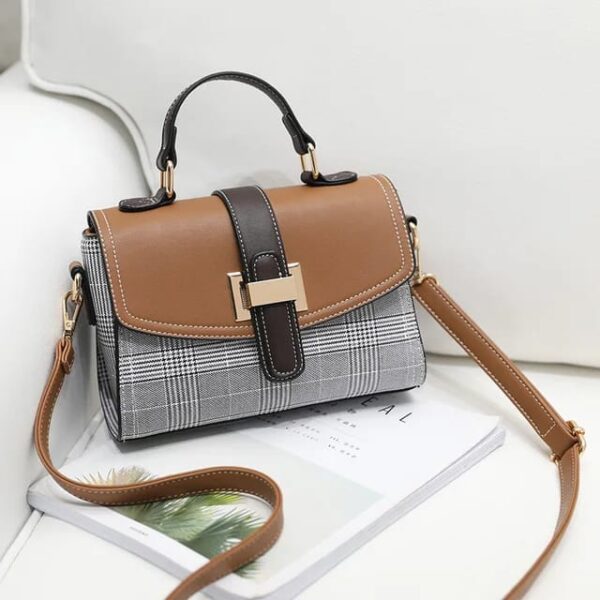 WB092-Casual Leather One-shoulder Handbag