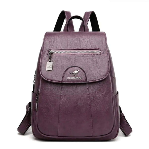 WB030 Vintage Soft Leather Backpacks