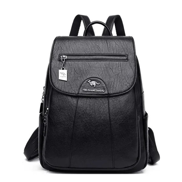 WB030 Vintage Soft Leather Backpacks - Image 7