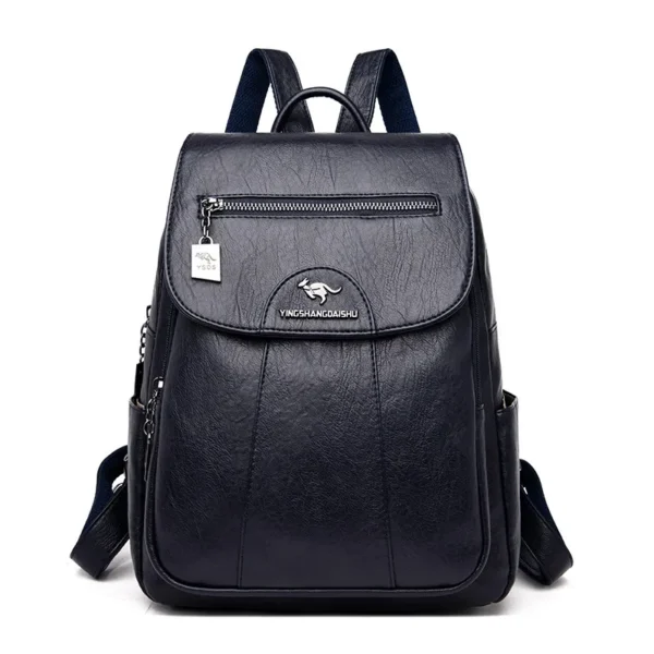 WB030 Vintage Soft Leather Backpacks - Image 8