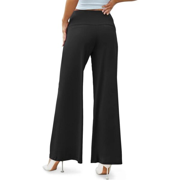 WD414 Stretchy Wide Leg Palazzo Lounge Pants - Image 6