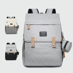 Mbaby019 - Mommy Baby Diaper Bags - Gray