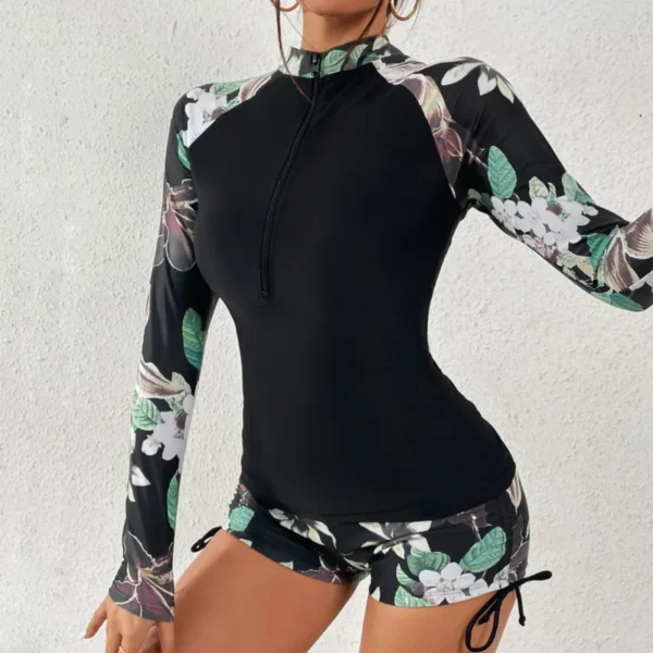 WBW310 Long Sleeves Swimwear Sports Surfing Tanking Set - Image 3