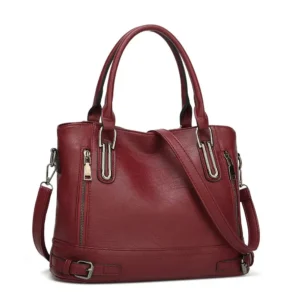 WB097- High Capacity Leather Tote Bag