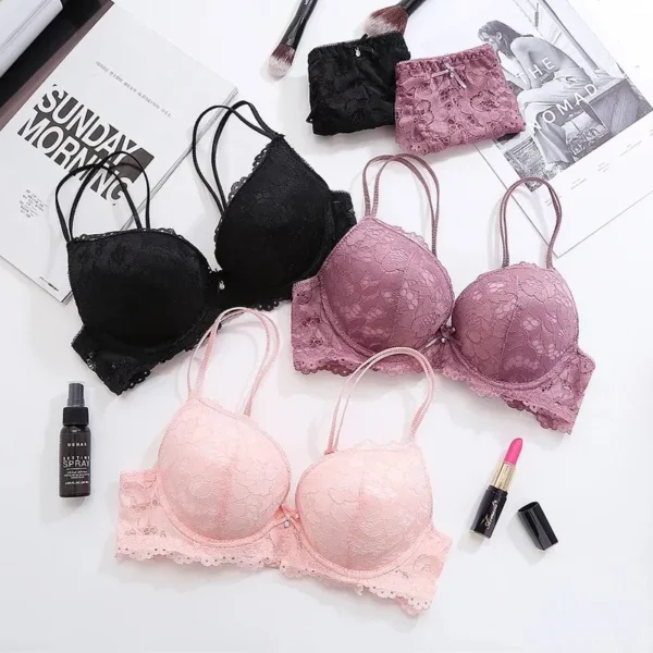 WU530  Transparente Panties And Bra Set - Image 6