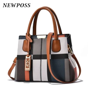 Newposs-New-Luxury-Handbag-Women-Stitching-Wild-Messenger-Bags-Designer-Brand-Plaid-Shoulder-Bag-Female-Ladies