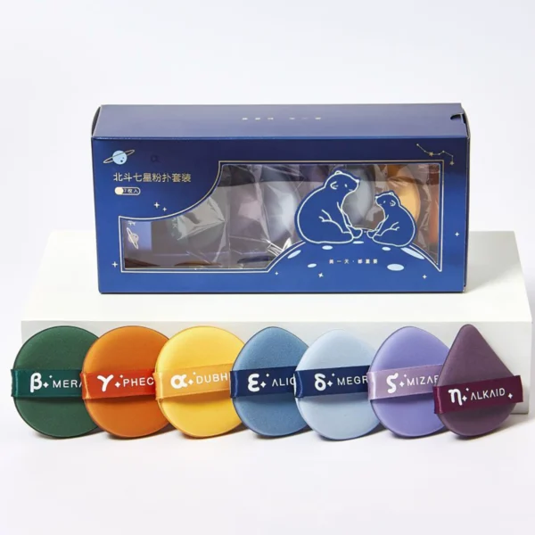 FA808 7Pcs Soft Powder Cushion - Image 9