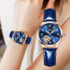 Genuine leather luminous versatile fully automatic watch