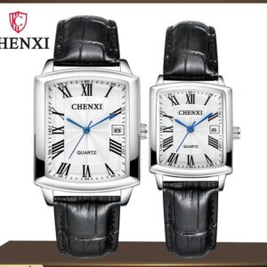 chenxi brand calendar quartz casual couple watch