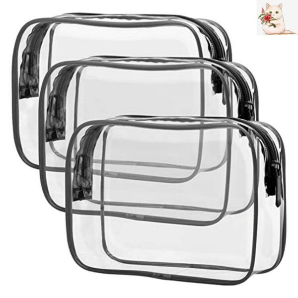 WB039 Transparent Waterproof Toiletry Storage Bag