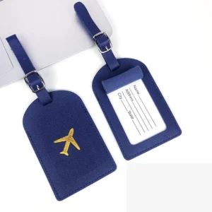 SP143 1PC PU Leather Luggage Tag Identifier