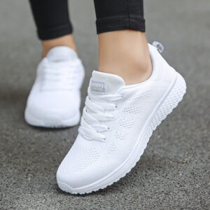 Fashion Casual Sneakers – WF002- White