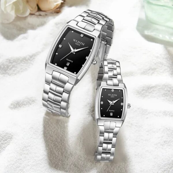 WW731 Wlisth Brand Luminous Quartz Couple Watches - Image 3
