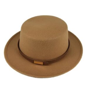 vintage wide brim warm wool fedora hat