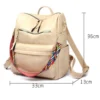 WB031 Fashion Travel Backpacks Large Capacity - White