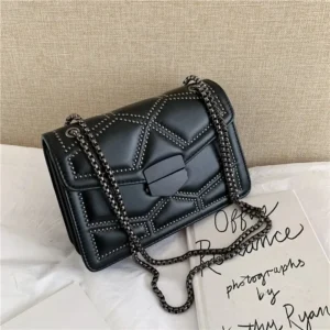 WB080-Leather Chain Shoulder Bags