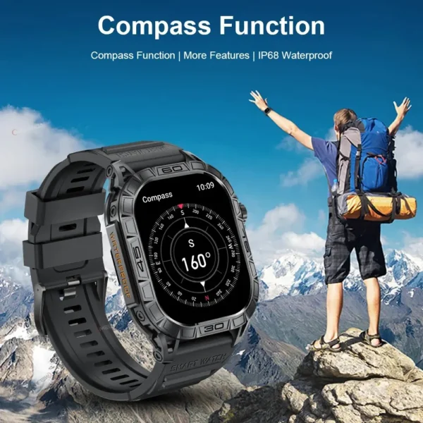 K63 - AMOLED Screen Bluetooth Call Smart Watch Sports - Image 7