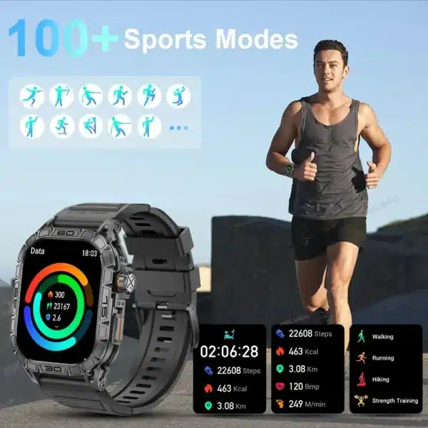 K63 - AMOLED Screen Bluetooth Call Smart Watch Sports - Image 10