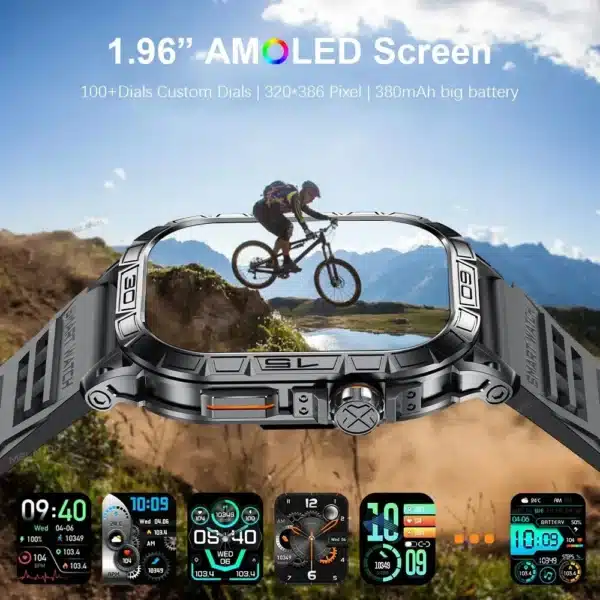 K63 - AMOLED Screen Bluetooth Call Smart Watch Sports - Image 6
