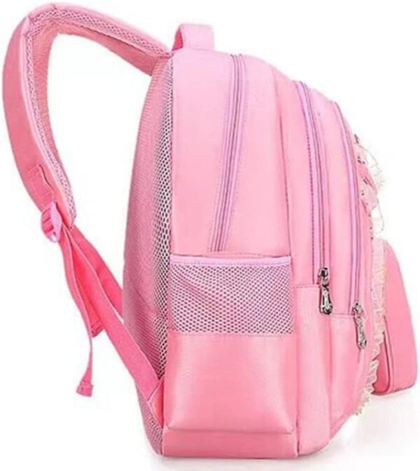 SB012- 3 Pieces Pink Cat Children Backpack School Bags - Image 7
