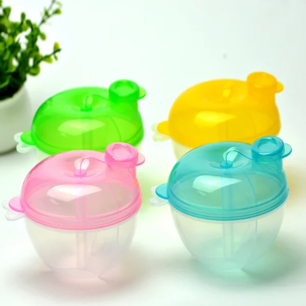 NB036 Baby Milk Powder Dispenser, BPA Free, 3 Compartments, Leak Free