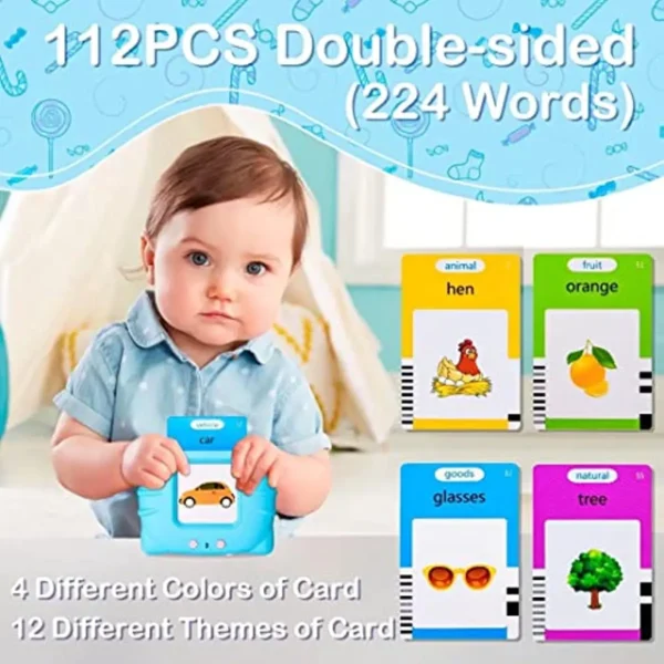 TY005 Early Educational Talking Flash Cards, Preschool Learning - Image 2
