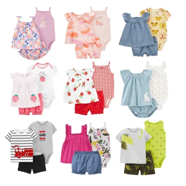 NB029 Summer Baby Girl Sets - Image 2