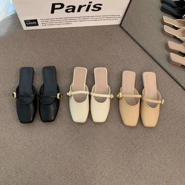 WF112 Elegant Vintage Quarter Slippers Women's 2024