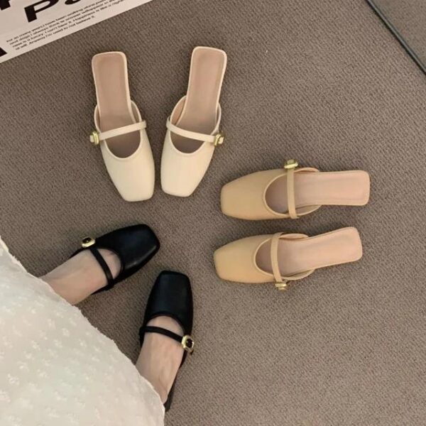 WF112 Elegant Vintage Quarter Slippers Women's 2024 - Image 9