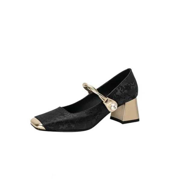 WF109 New Summer Square Toe Zapatos De Mujer - Image 8