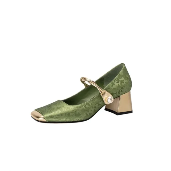WF109 New Summer Square Toe Zapatos De Mujer - Image 9