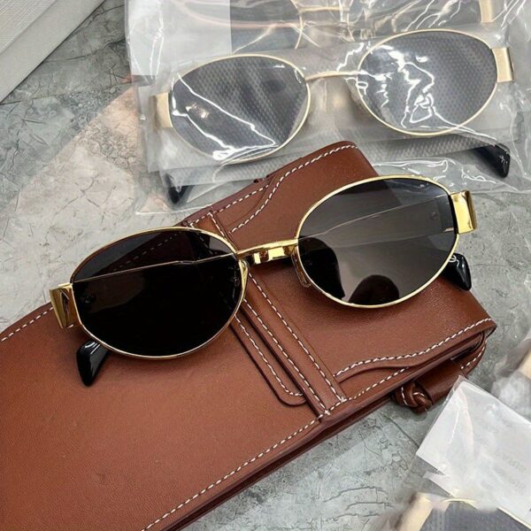 WSG616 Oval Frame Sunglasses - Image 2