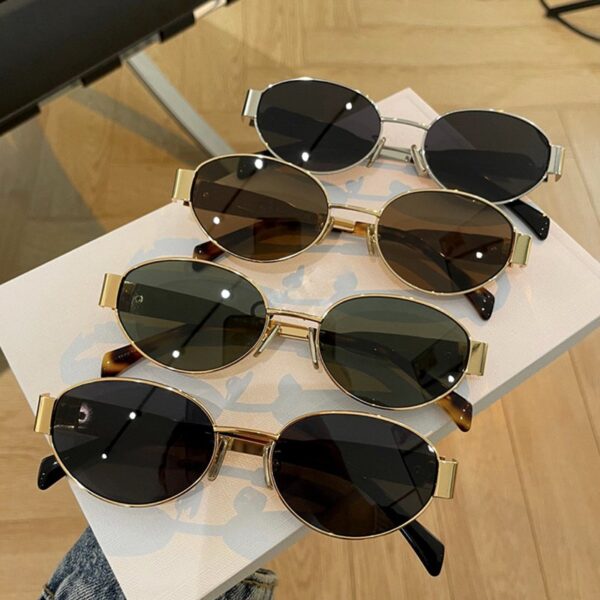 WSG616 Oval Frame Sunglasses
