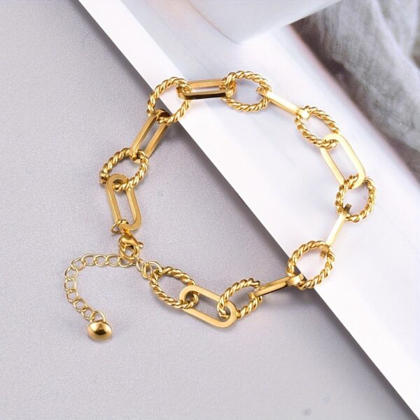 JW945 Gold Elegant Chain Bracelet - Image 7