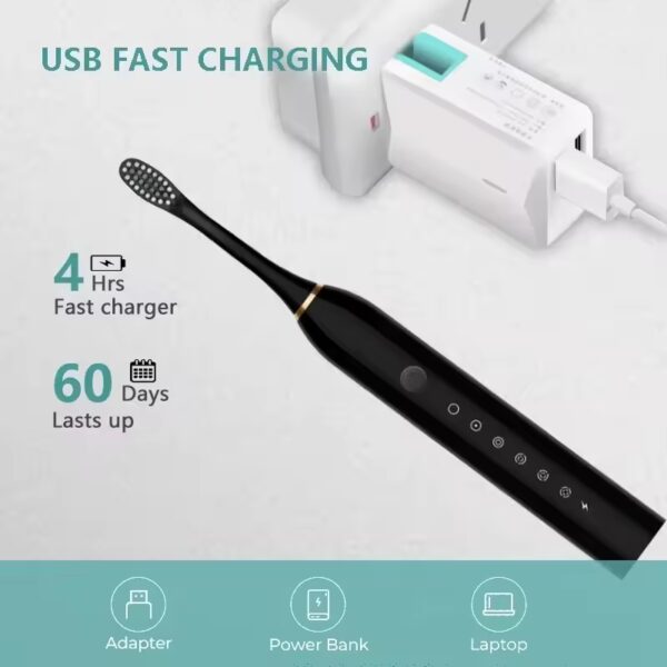 ET006 Sonic Electric Toothbrush IPX7 - Image 5