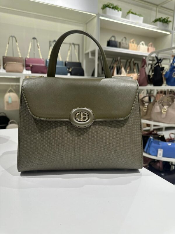 CB002 ChrisBella Leather Tote Bag with Detachable Strap with Wallet - Image 11