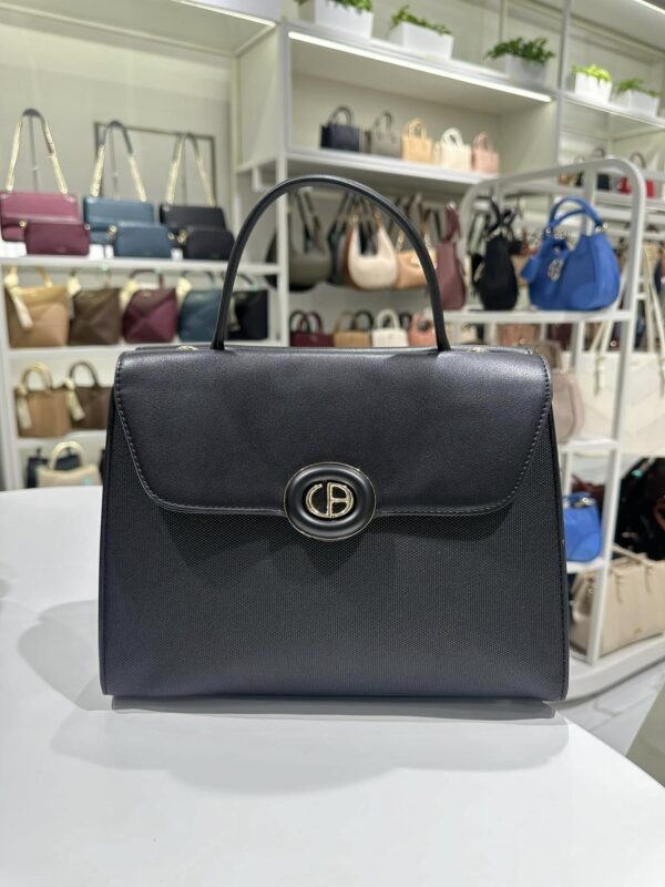 CB002 ChrisBella Leather Tote Bag with Detachable Strap with Wallet - Image 10