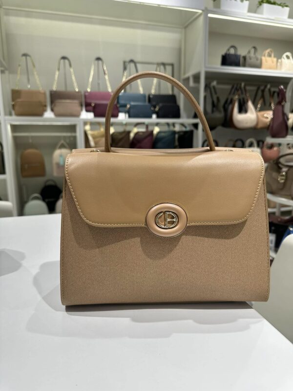 CB002 ChrisBella Leather Tote Bag with Detachable Strap with Wallet - Image 7