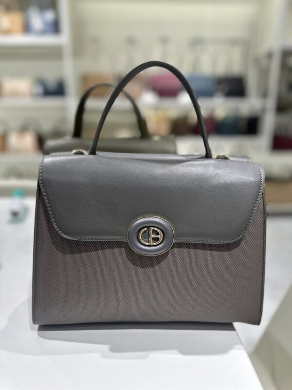 CB002 ChrisBella Leather Tote Bag with Detachable Strap with Wallet - Image 6