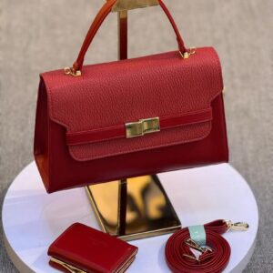 CB007 ChrisBella Leather Woman Sling Bag with Wallet