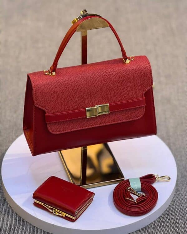 CB007 ChrisBella Leather Woman Sling Bag with Wallet - Image 3