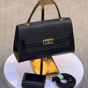 CB007 ChrisBella Leather Woman Sling Bag with Wallet