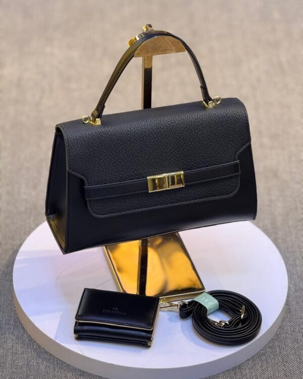 CB007 ChrisBella Leather Woman Sling Bag with Wallet - Image 4
