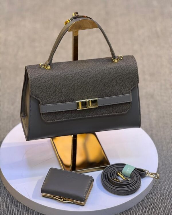 CB007 ChrisBella Leather Woman Sling Bag with Wallet - Image 6