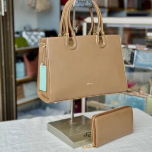 CB008 ChrisBella Leather Handbag with Wallet