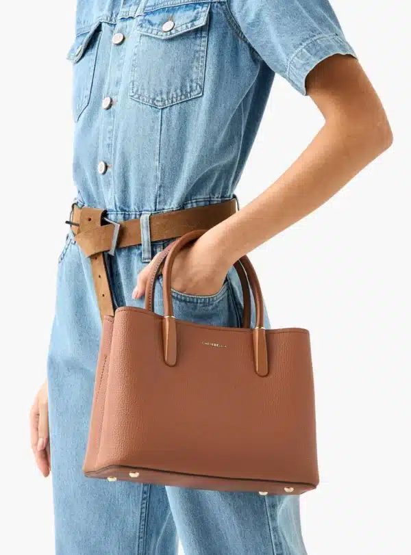 CB001- Chrisbella Textured Tote Bag with Wallet - Image 15