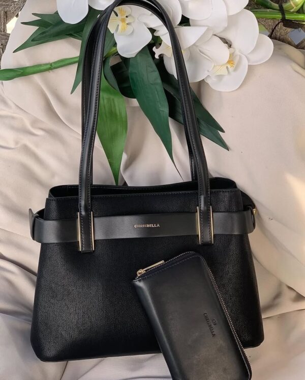 CB006 ChrisBella Leather Long Strap with Wallet - Image 4