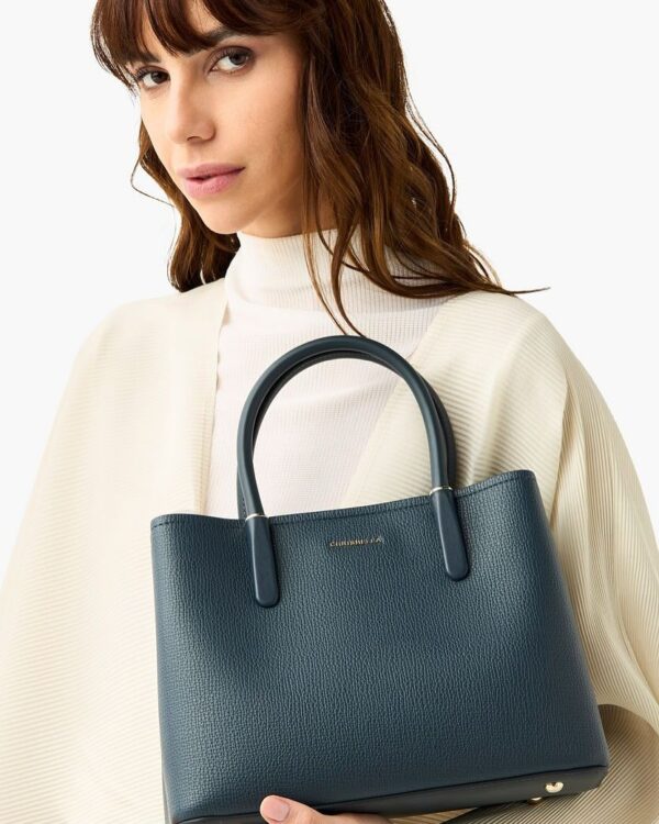 CB001- Chrisbella Textured Tote Bag with Wallet - Image 2