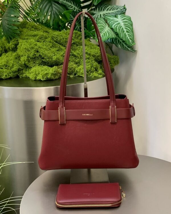 CB006 ChrisBella Leather Long Strap with Wallet - Image 2