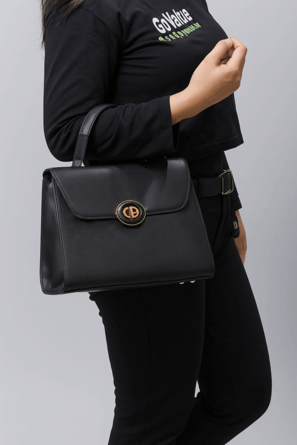 CB002 ChrisBella Leather Tote Bag with Detachable Strap with Wallet